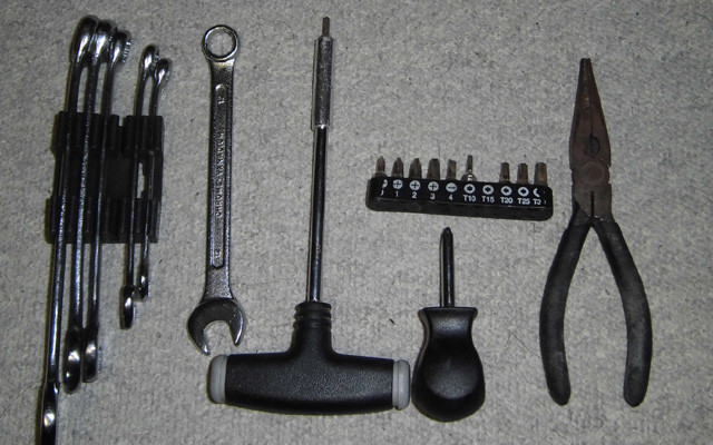 List of tools for saddle bag remodeling